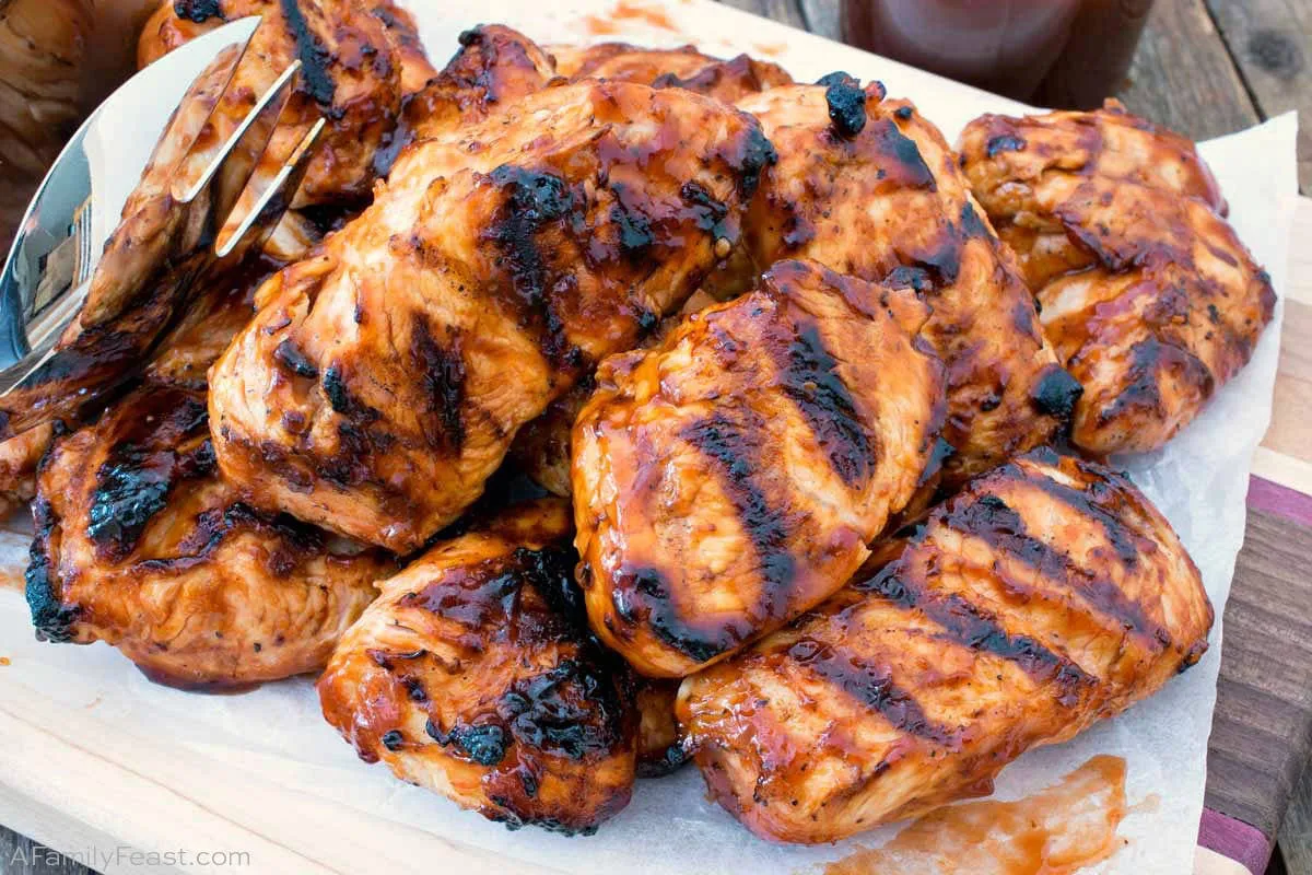 Grilled turkey tips
